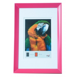 Fotorahmen aus Kunststoff FLASH Style 10x15 rosa