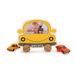 Kinder Bilderrahmen BABY CAR Gelb
