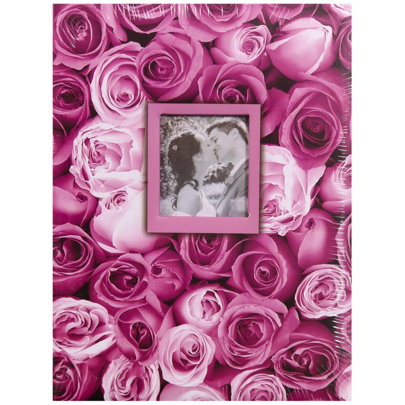 Fotoalbum 13x18/100 ANYWHERE ROSES violett