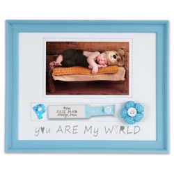 Kinder Bilderrahmen SPECIAL BABY FRAME 10x15 Blau