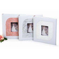 Hochzeit Fotoalbum für Fotoecken JUST MARRIED Silber