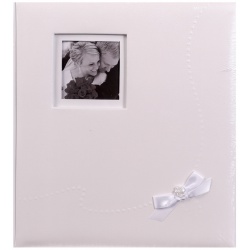 Hochzeit Fotoalbum für Fotoecken WEDDING KISS 29x32/60s. Weiß
