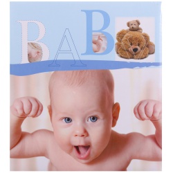 Kinder Fotoalbum für Fotoecken BABY VITAL Blau