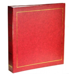 Selbstklebendes Fotoalbum 23x28cm/100 Seiten Bordeauxrot