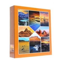 Selbstklebendes Fotoalbum 100s. TEMPS orange