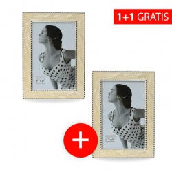 Angebot 1+1: Exklusiver silberner Fotorahmen 10x15 + zweiter Fotorahmen -  .de