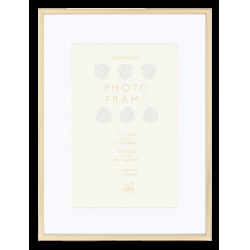 Verkauf 1+1: Metall Fotorahmen KNIGHTSBRIDGE PLATED gold 15x20 + zweiter gleicher Rahmen