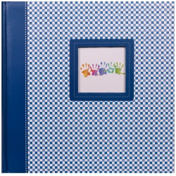 Klassisches Fotoalbum ELEMENTS 30x30/100 Seiten blau